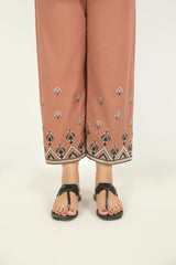 Embroidered Cotton Pants