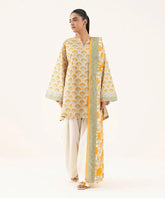 2 Piece - Printed Cotton Suit