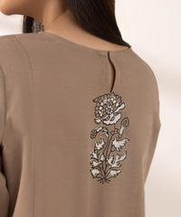 Block Printed Khaddar Shirt