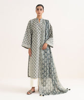 2 Piece - Printed Cotton Suit