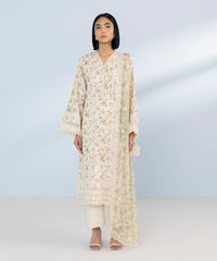 3 Piece - Embroidered Lawn Suit