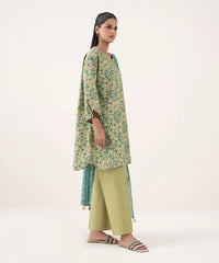 3 Piece - Printed Cotton Suit