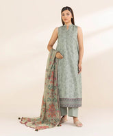 3 Piece - Printed Lawn Suit