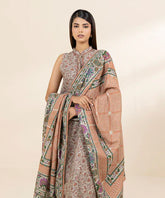 3 Piece - Printed Dobby Suit