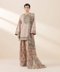 3 Piece - Embroidered Lawn Suit