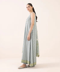 3 Piece - Printed Light Linen Suit