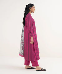 3 Piece - Printed Light Khaddar Suit