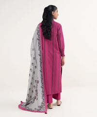3 Piece - Printed Light Khaddar Suit