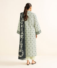 3 Piece - Printed Light Khaddar Suit