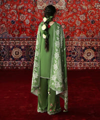 3 Piece - Embroidered Light Khaddar Suit
