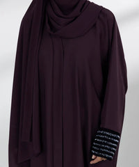 Hand Embellished Abaya Set