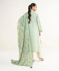2 Piece - Embroidered Cotton Suit