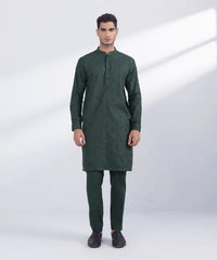 Schiffli Embroidered Cotton Suit
