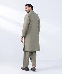 Embroidered Wash & Wear Suit
