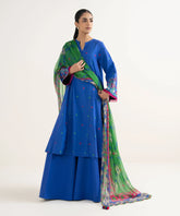 3 Piece - Embroidered Cotton Viscose Suit