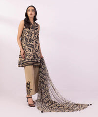 3 Piece - Embroidered Cambric Suit