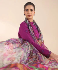 3 Piece - Embroidered Cotton Suit