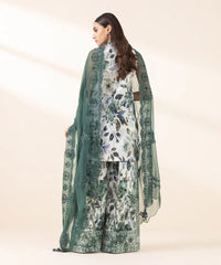 3 Piece - Embroidered Crosshatch Suit