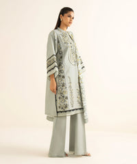 3 Piece - Embroidered Light Khaddar Suit
