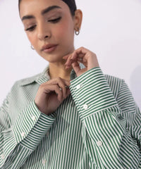 Regular-Fit Button Through Shirt
