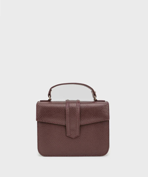 Maroon Top Handle Bag