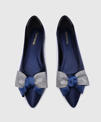 Navy blue Flats