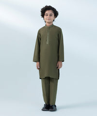 Embroidered Cotton Suit
