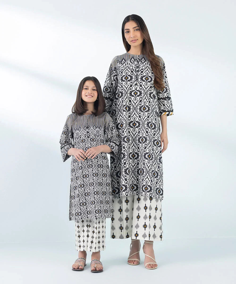 2 Piece - Embroidered Cambric Suit (KID)