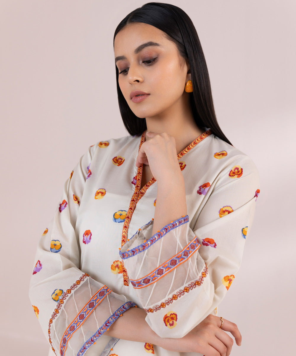 Embroidered Lawn Shirt