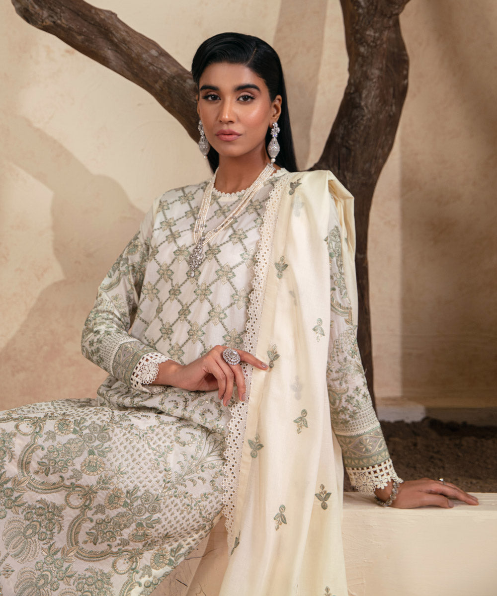 Embroidered Lawn Shirt