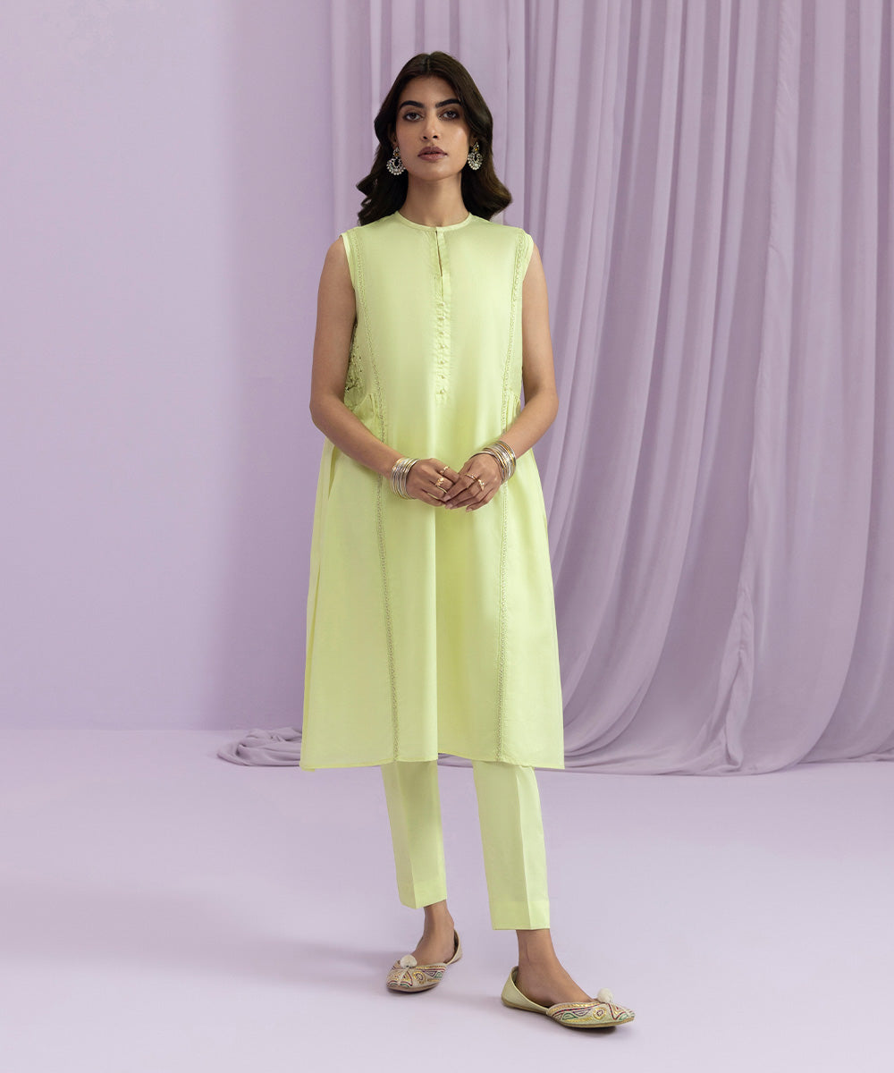 Embroidered Zari Lawn Shirt