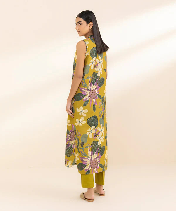 Printed Khaddar Shirt