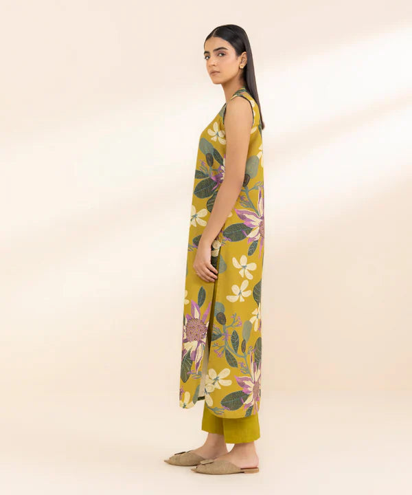 Printed Khaddar Shirt