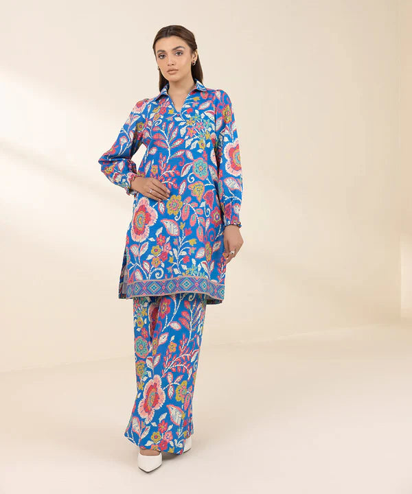 Printed Khaddar Shirt