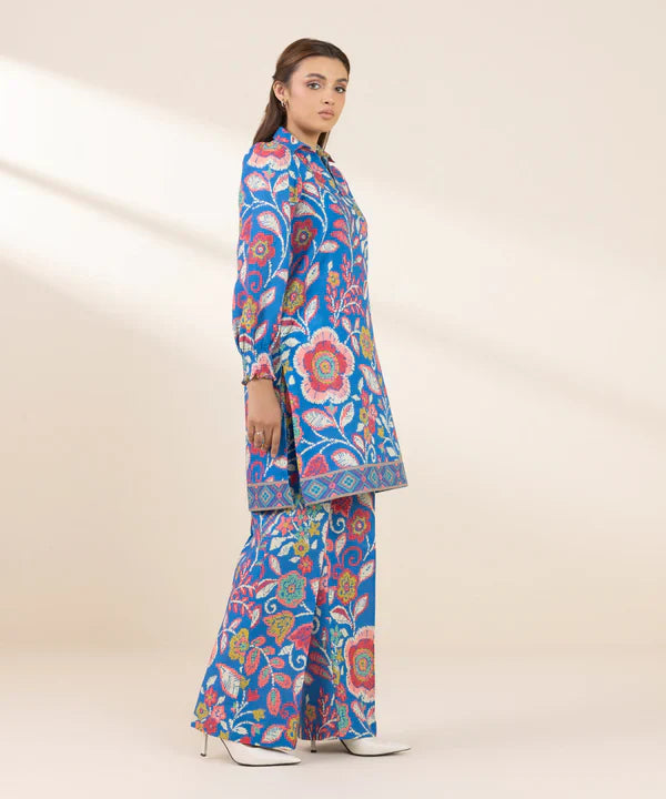 Printed Khaddar Shirt