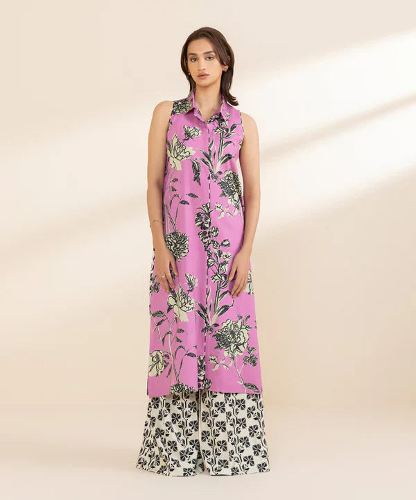 Printed Arabic Lawn Shirt