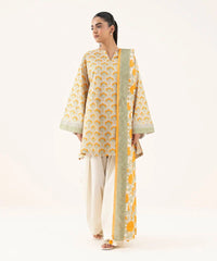 2 Piece - Printed Cotton Suit