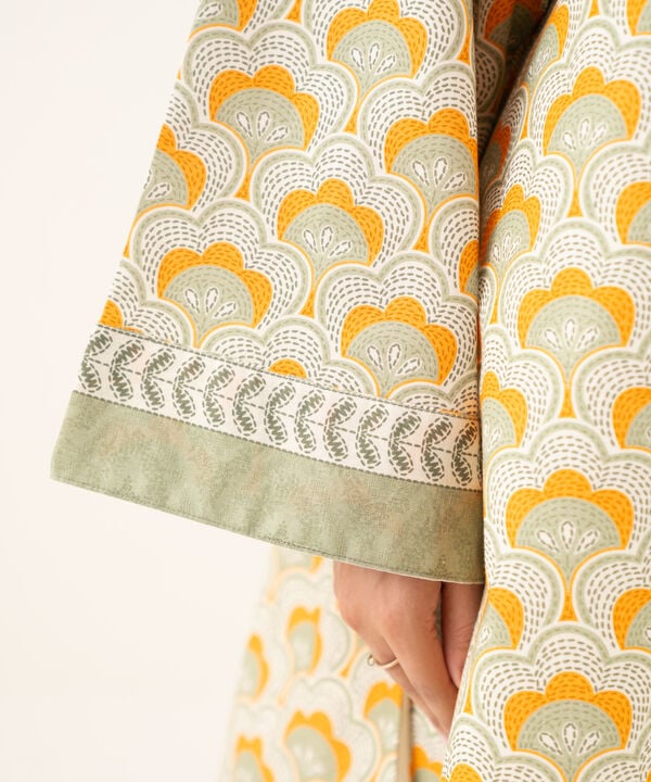 2 Piece - Printed Cotton Suit