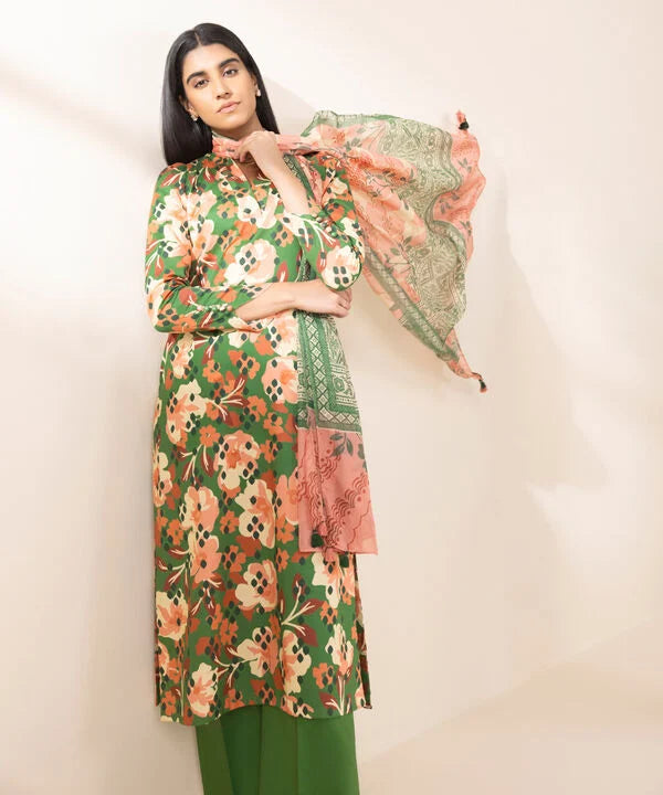 2 Piece - Printed Lawn Suit