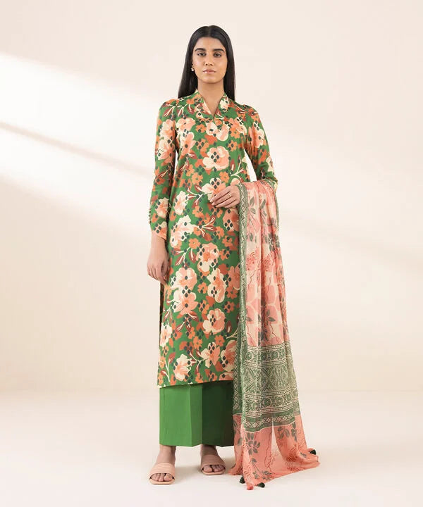 2 Piece - Printed Lawn Suit