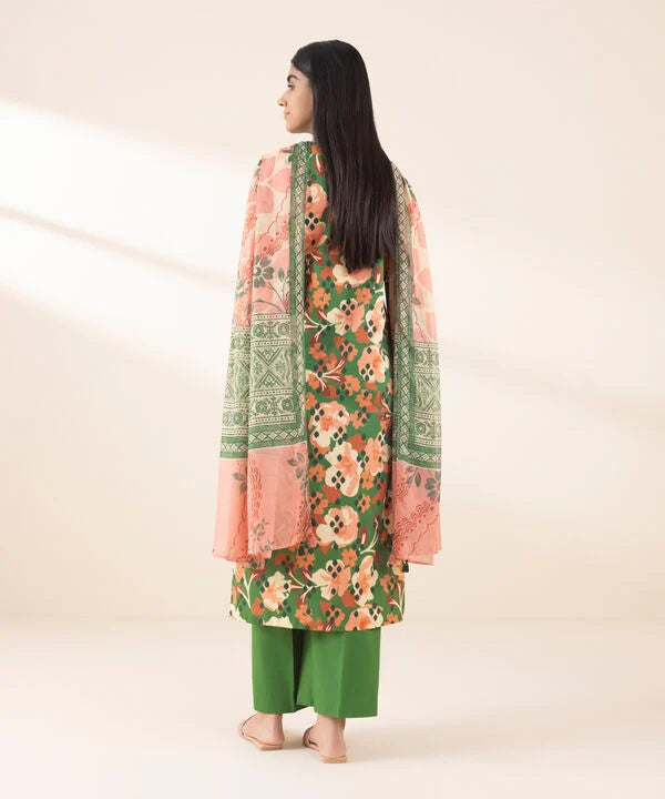 2 Piece - Printed Lawn Suit
