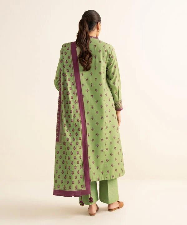 2 Piece - Printed Khaddar Suit