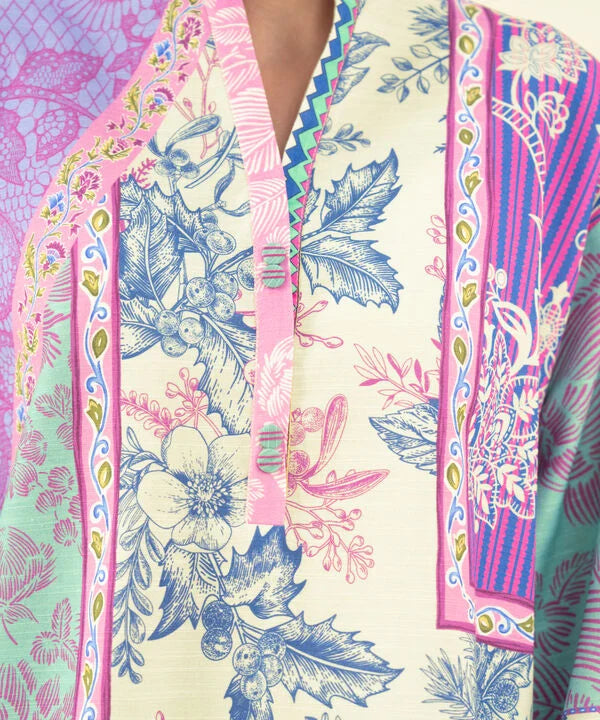 2 Piece - Printed Khaddar Suit