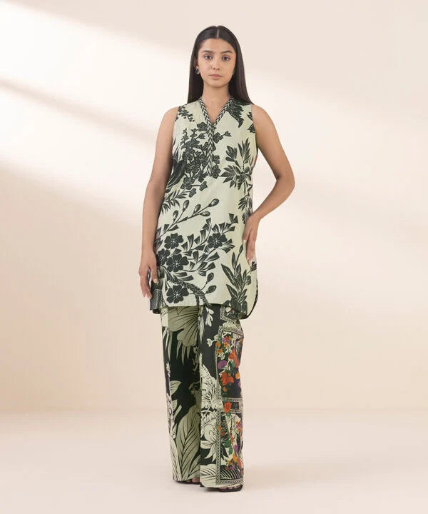 2 Piece - Printed Lawn Suit