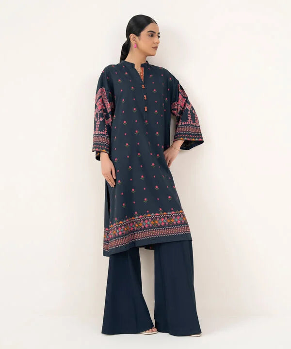 2 Piece - Printed Viscose Khaddar Suit