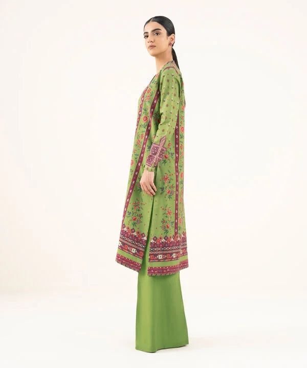 2 Piece - Printed Viscose Khaddar Suit