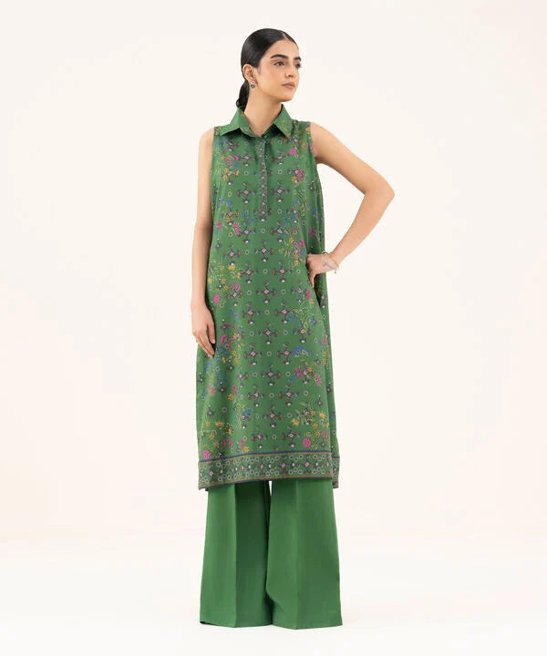 2 Piece - Printed Viscose Khaddar Suit