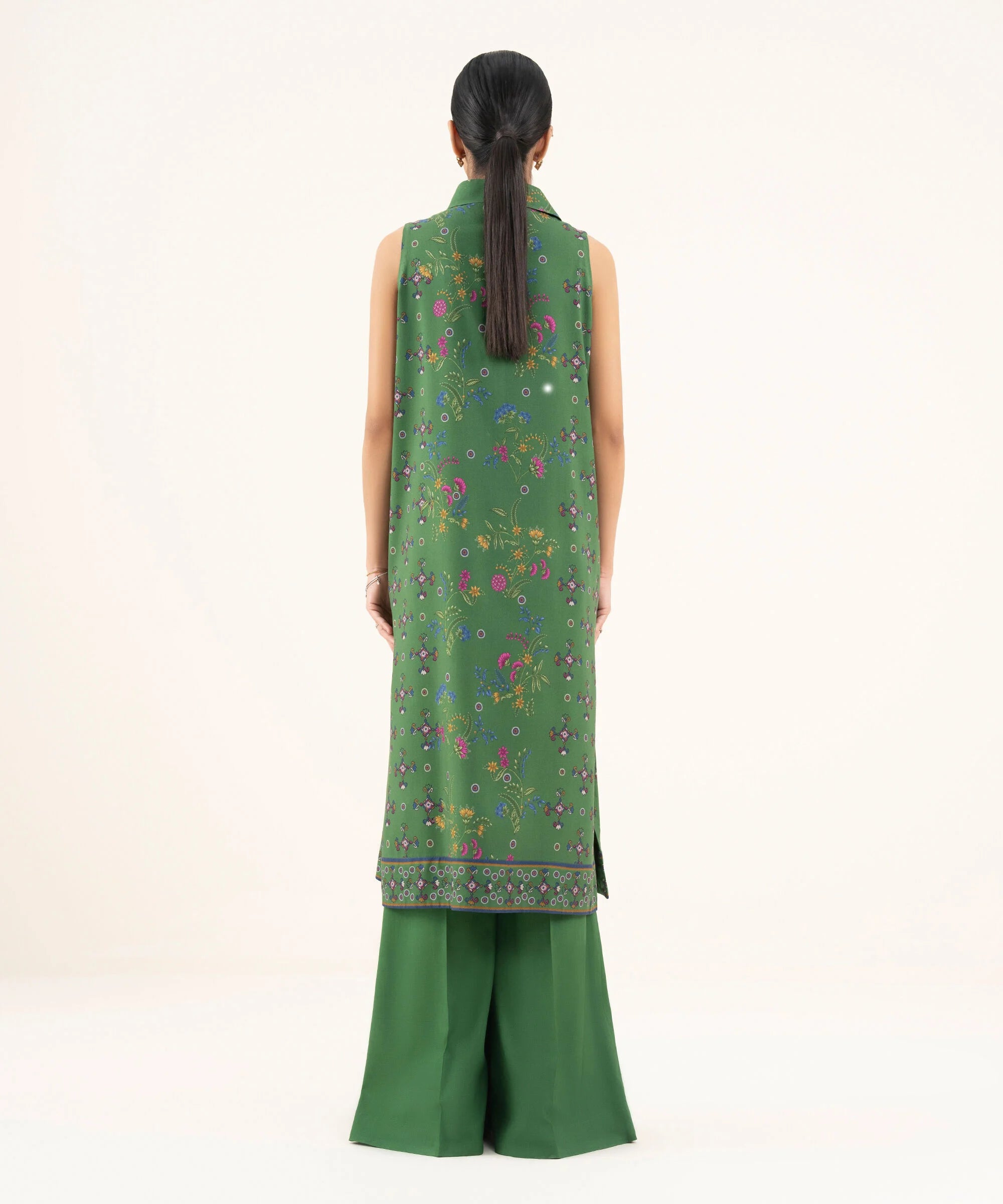 2 Piece - Printed Viscose Khaddar Suit