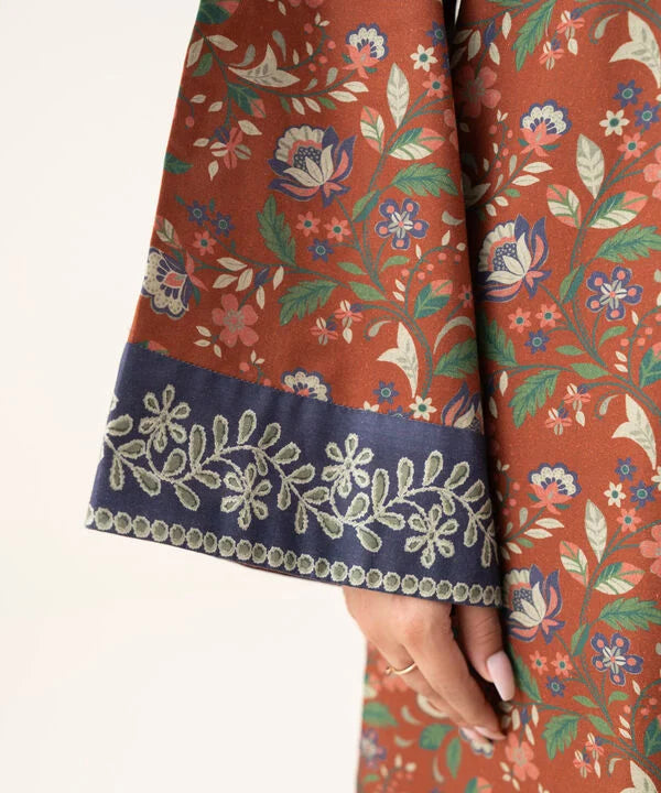 3 Piece - Printed Cotton Suit