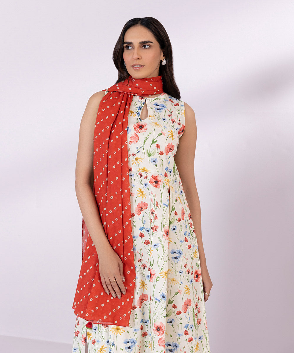 2 Piece - Printed Lawn Suit